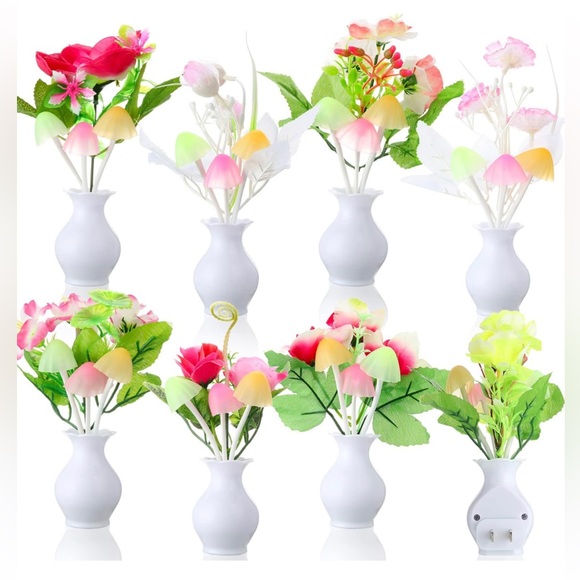 ⭐️HOST PICK⭐️Flower Wall Night Light with Auto Sensor 7 Color Change - Picture 1 of 5